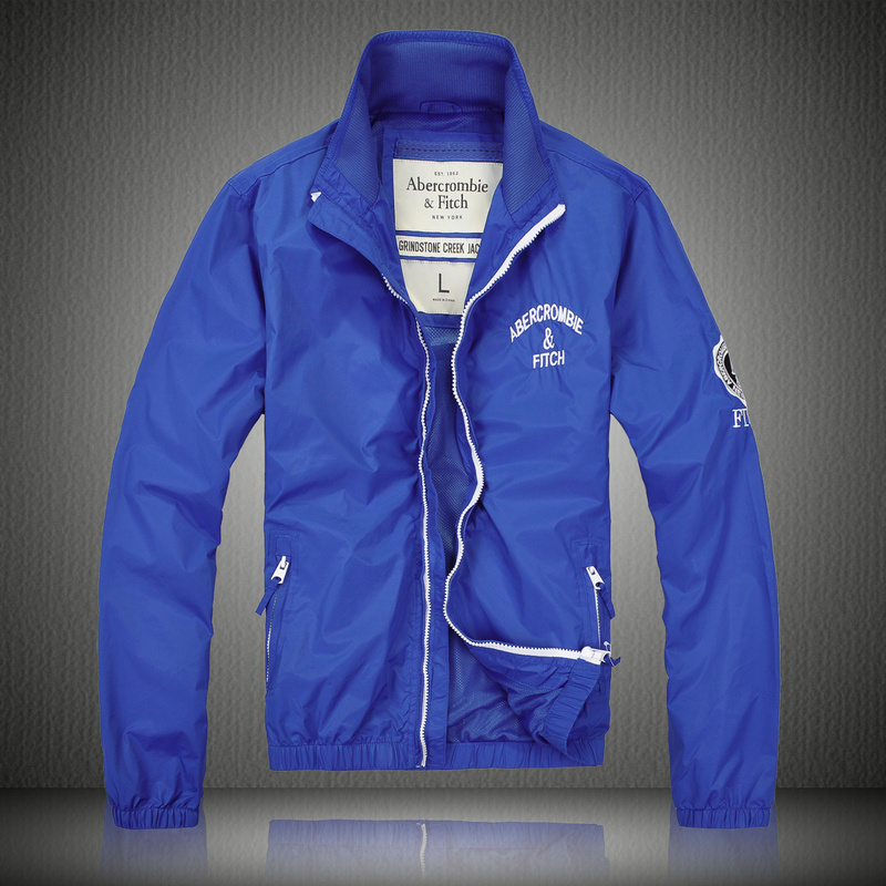 Veste Abercrombie & Fitch Homme Pas Cher en Bleu